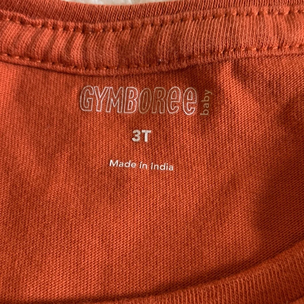 Gymboree 3T Orange Mummy Shirt VGUC Long Sleeve T-shirt